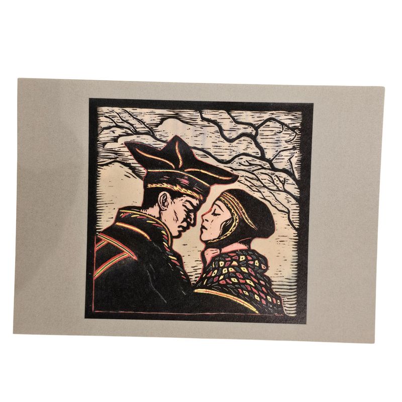 Ganda ja Nieida John Savio Enkelt Konstkort A6