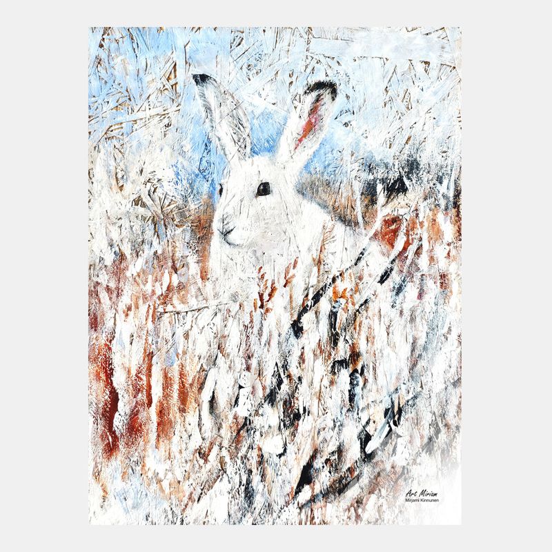 Poster Skogshare 30x40 cm