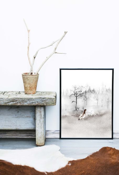 Hovedbilde Poster Rype 30x40 cm