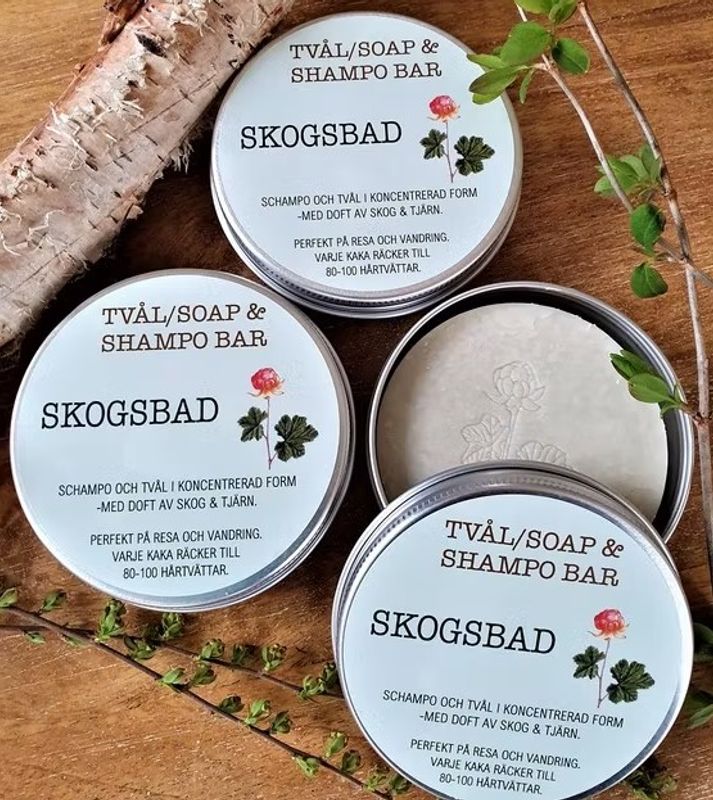 Naturlig Tvål Och Shampo- SKOG